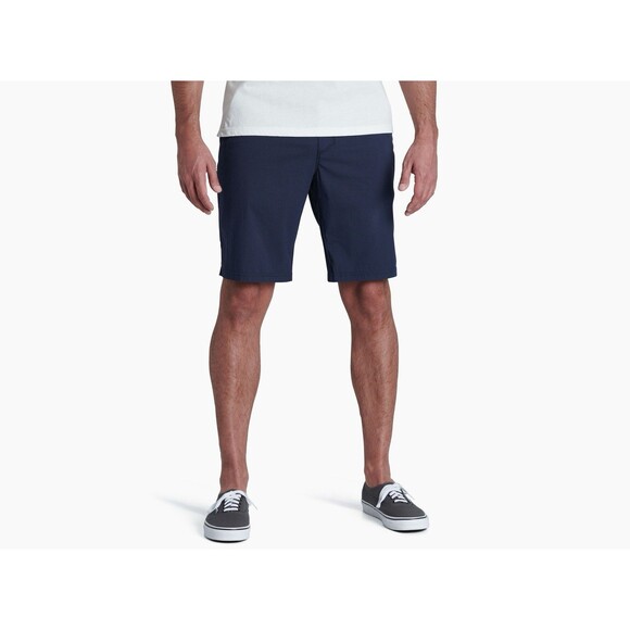 Kuhl Shorts Mens 40 Navy Blue Resistor Lite Chino Stretch Performance 10” Inseam - Picture 2 of 11